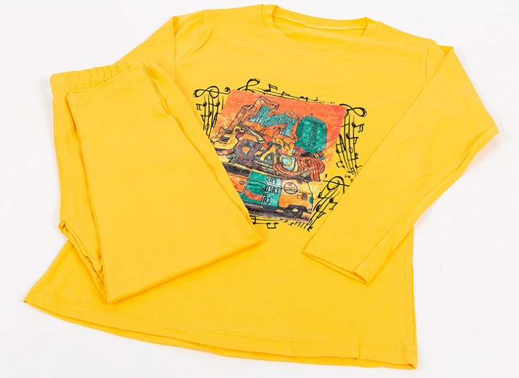 تیشرت شلوارک زنانه طرح دار