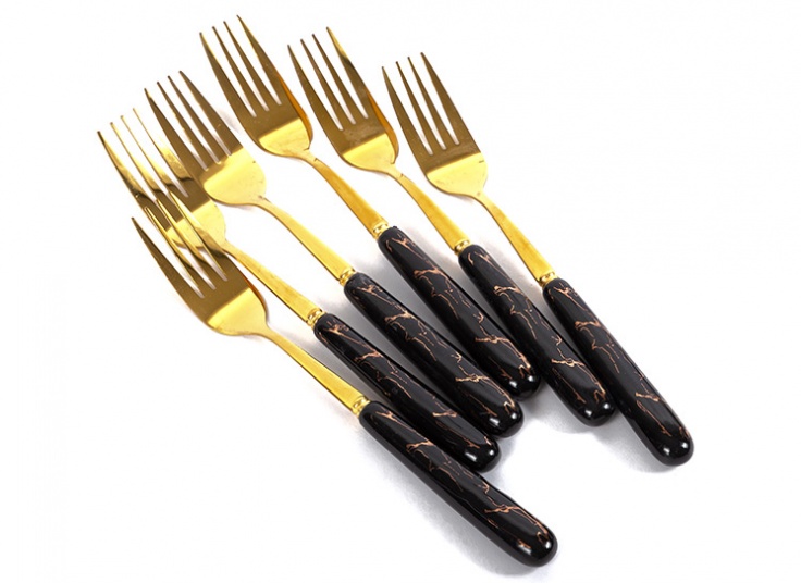 قاشق چنگال طرح ماربل