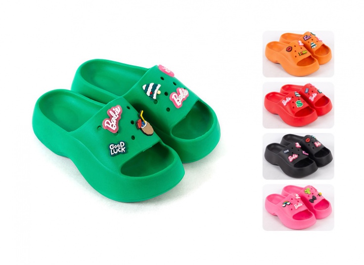 دمپایی زنانه زیتون مدل پرنسس