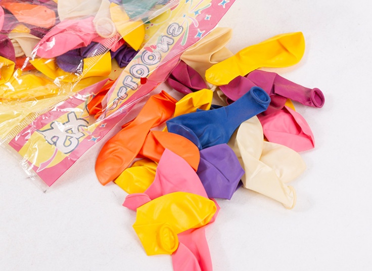 بادکنک رنگی بسته 100 عددی