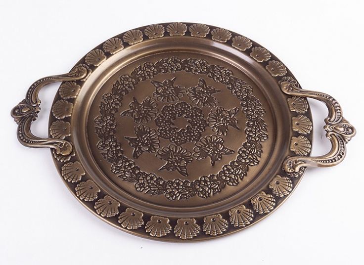 سینی فلزی طرح برجسته