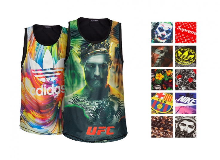 رکابی طرحدار مردانه