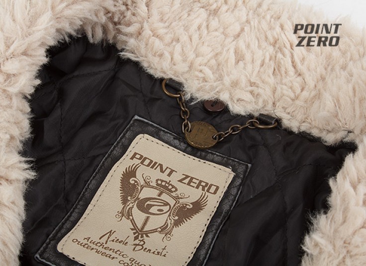 کاپشن چرم مردانه POINT ZERO