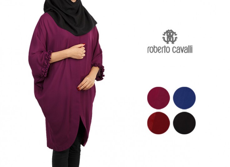 مانتو عبایی طرح Roberto Cavalli