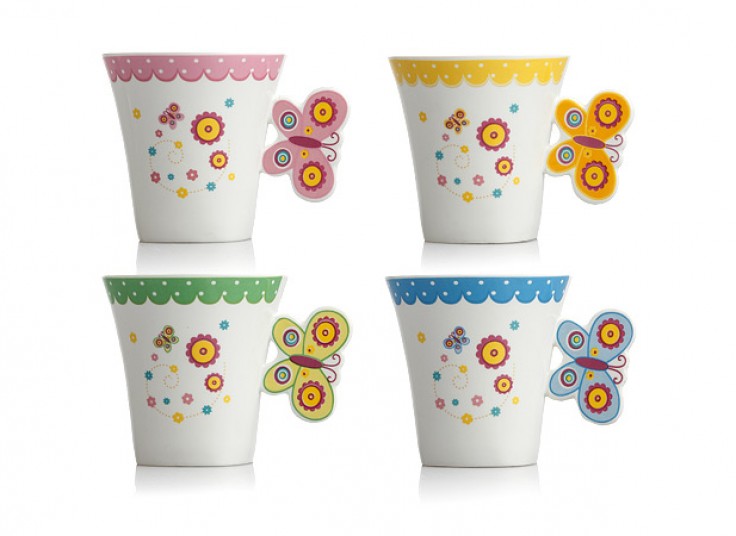 ماگ سرامیکی پروانه