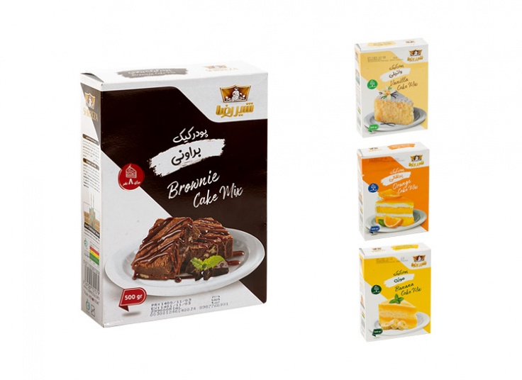 انواع پودر کیک Shirreza