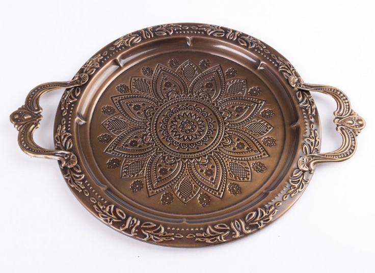 سینی فلزی طرح برجسته