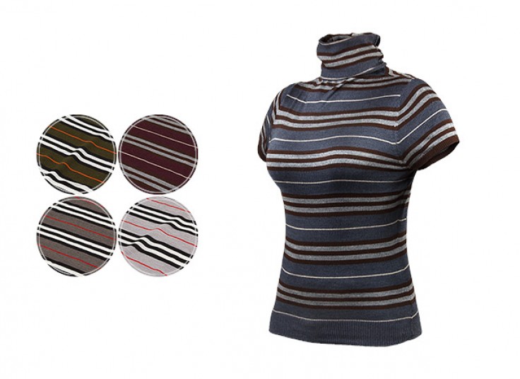 بلوز یقه اسکی زنانه Mostorfa