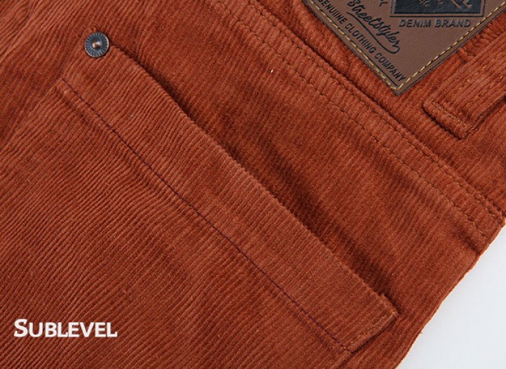 شلوار مردانه مخمل کبریتی SUBLEVEL