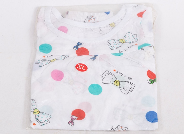 لباس دو تکه نخی دخترانه