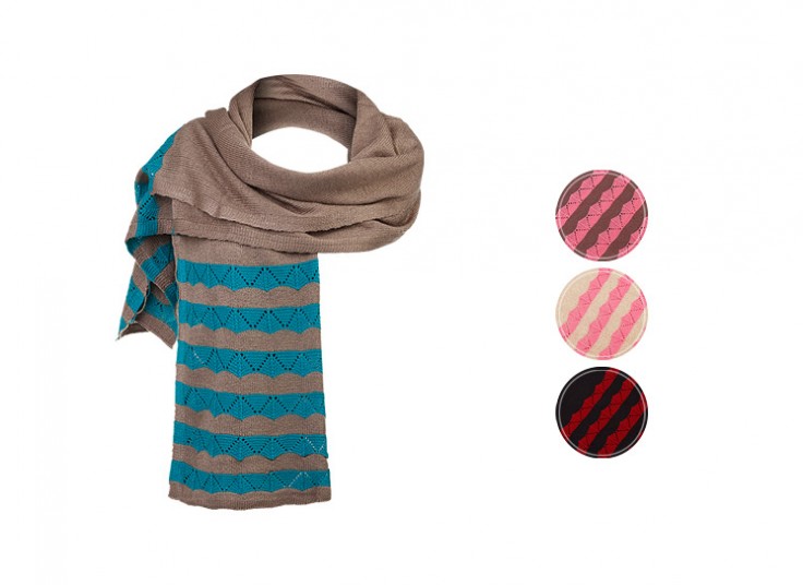 شال بافت زمستانی Wave