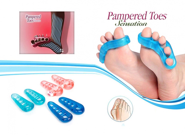 ماساژور انگشتان پا  Pampered Toes
