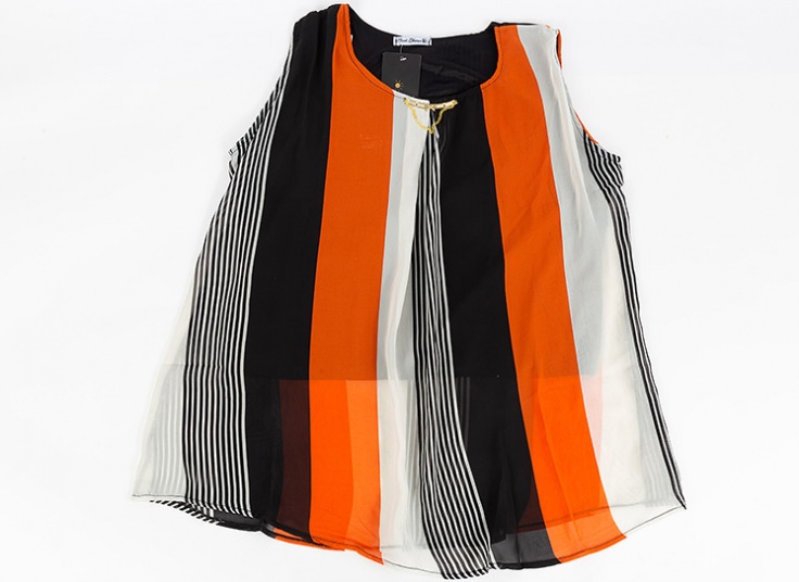 تاپ طرح دار حریر زنانه