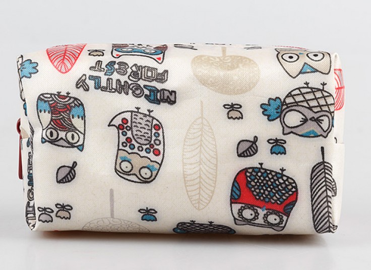 کیف لوازم آرایش طرح جغد