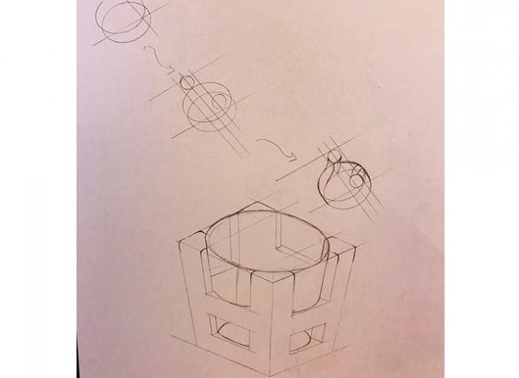آموزش طراحی دستی طلا و جواهر مجتمع نگین آفاق ایرانیان