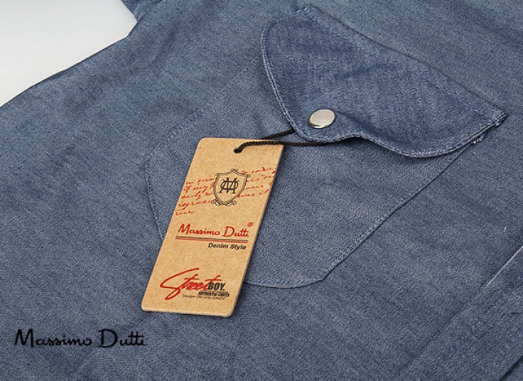 پیراهن جین مردانه Massimo Dutti