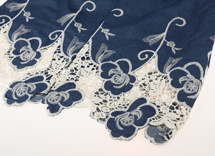 مانتو طرح جین گیپوردار