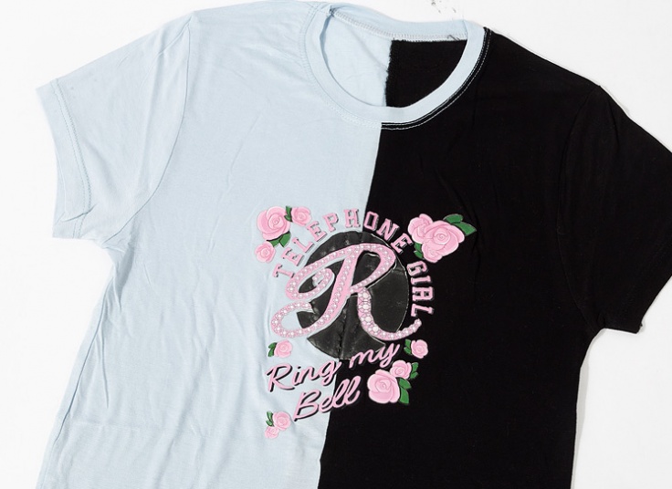 تیشرت زنانه طرح گل