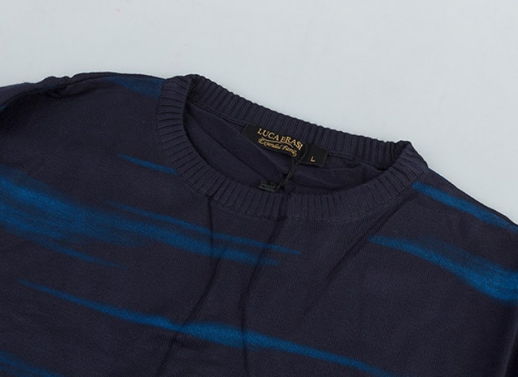 پلیور بافت ریز مردانه LUCA BRASI