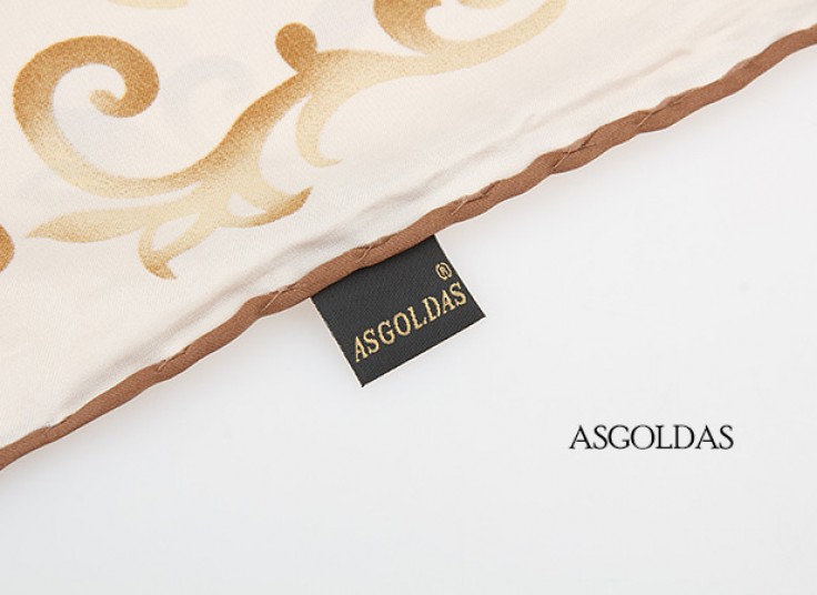 روسری دست دوز ابریشم ASGOLDAS