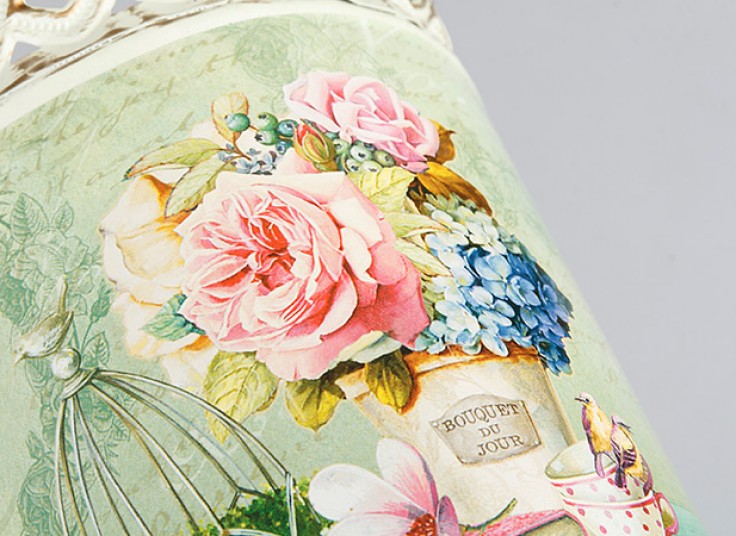 گلدان فلزی طرحدار