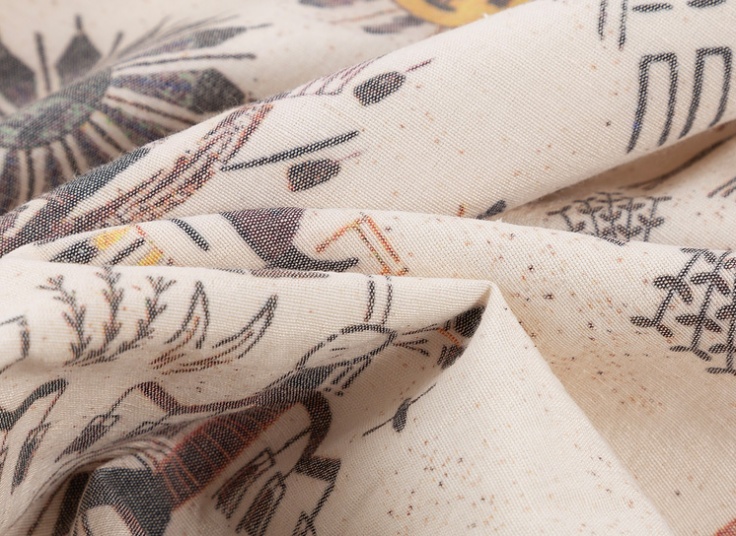 تونیک لینن طرحدار زنانه