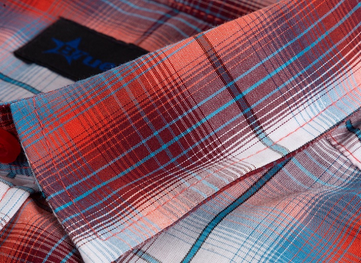 پیراهن چهارخانه Blue Star