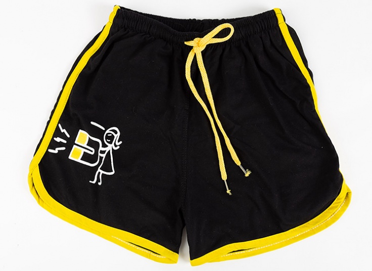 شلوارک نخی ساده