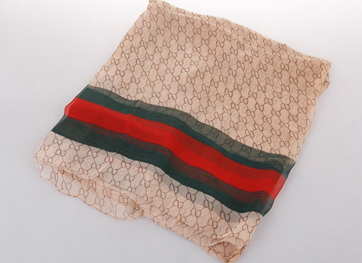 شال حریر زنانه طرح Louis Vuitton