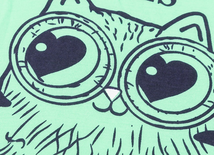 تیشرت دخترانه طرح جغد