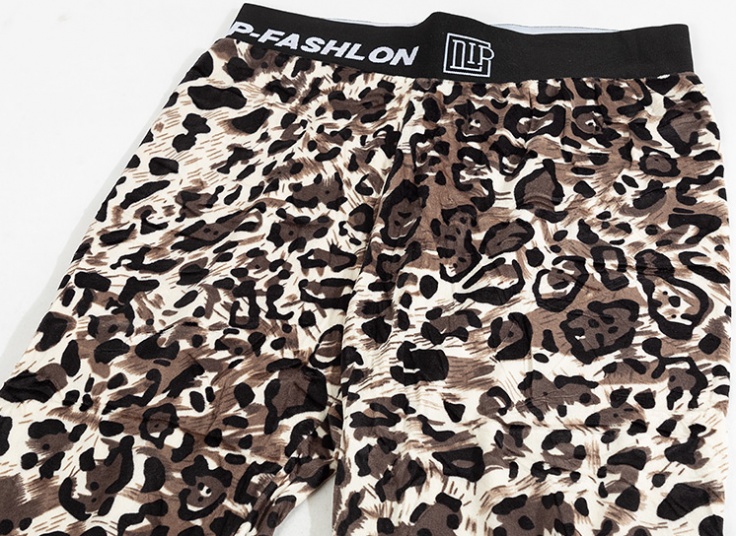 شلوار مخمل پلنگی