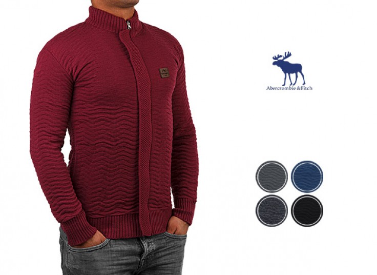 سویشرت بافت طرح Abercrombie