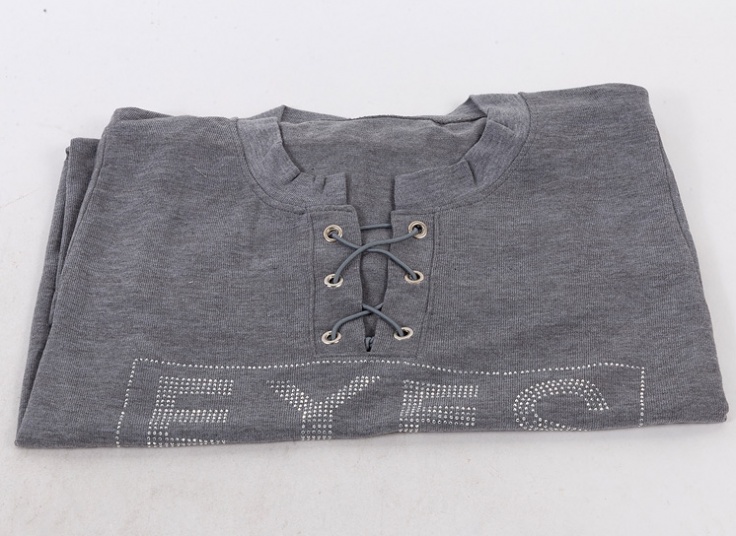 بلوز بافت زنانه مدل پرچ دار