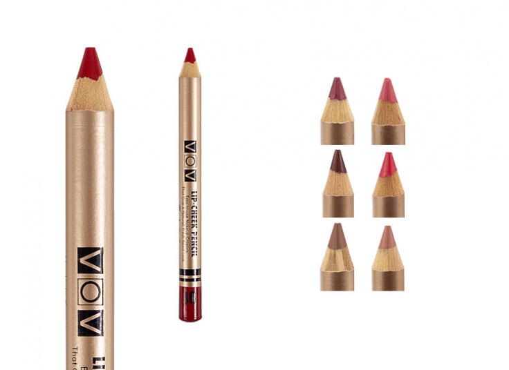 رژلب مدادی طرح VOV