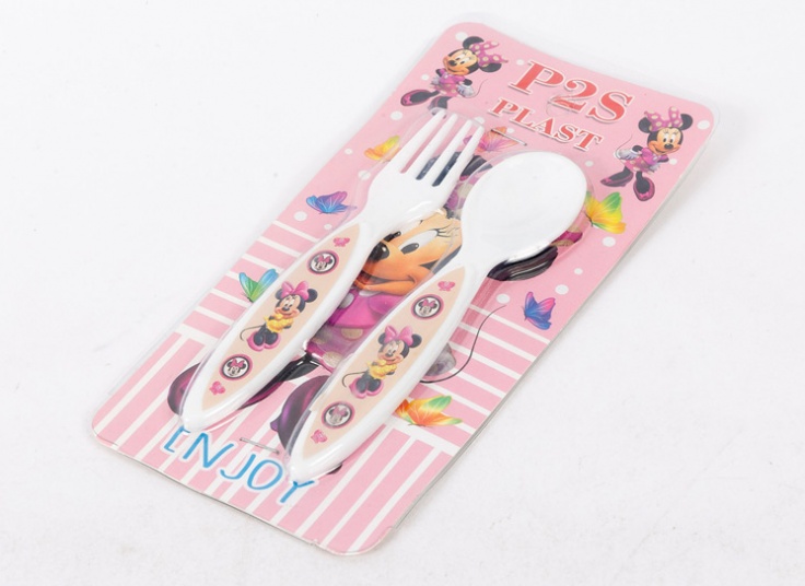 ست قاشق و چنگال بچگانه کارتونی