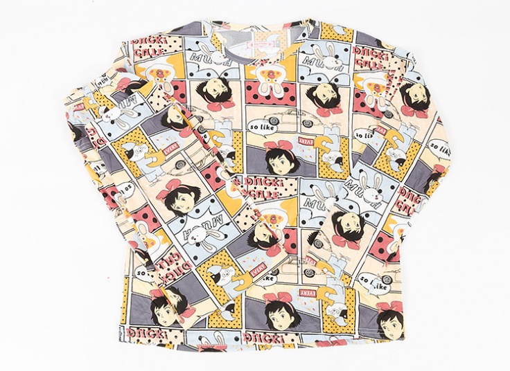 ست بلوز شلوار زنانه کارتونی