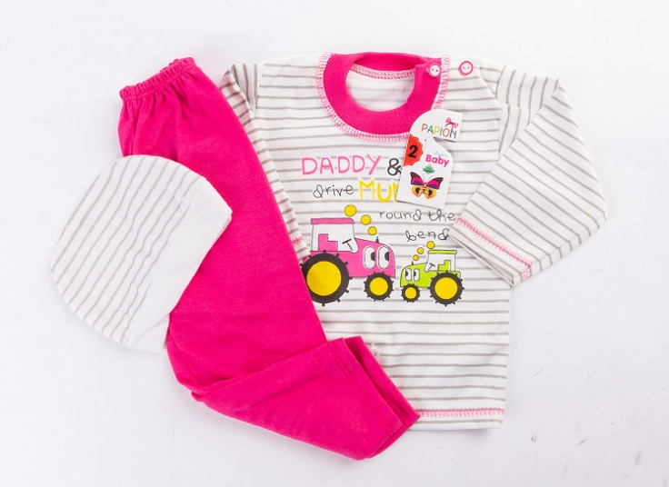 ست سه تکه نوزادی baby papion