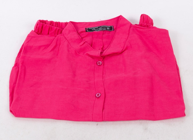 تاپ سر آستین چین دار