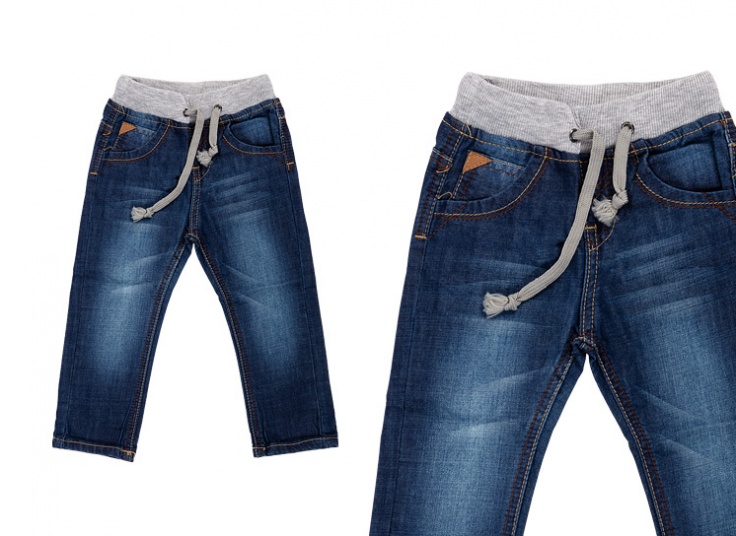 شلوار جین پسرانه کمر کش طرح Zara