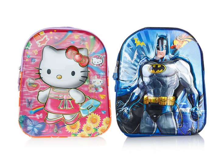 کیف کوله کارتونی طرح برجسته