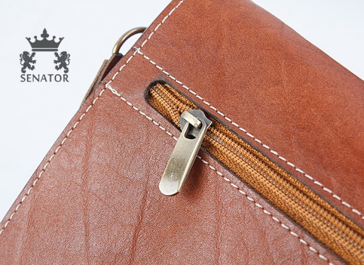 کیف کج چرمی SENATOR