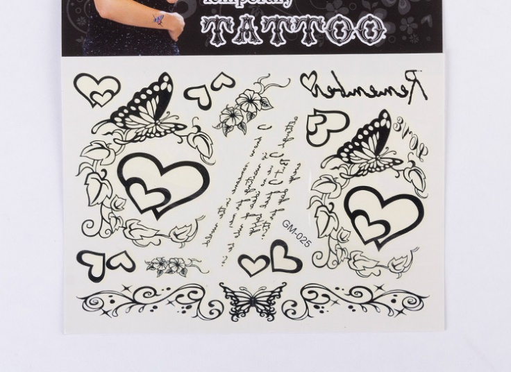 برچسب تاتو موقت JE