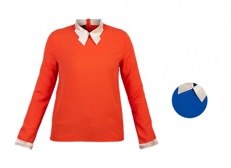 شومیز زنانه طرح  Orange Week