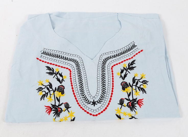 مانتو جلو بسته گلدوزی