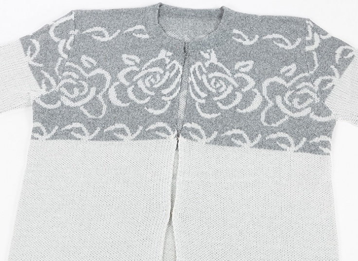 مانتو بافت طرح گل