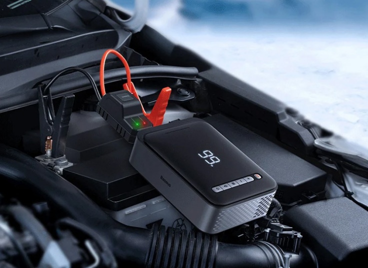 جامپ استارتر و پمپ باد باسئوس Baseus Super Energy 2-in-1