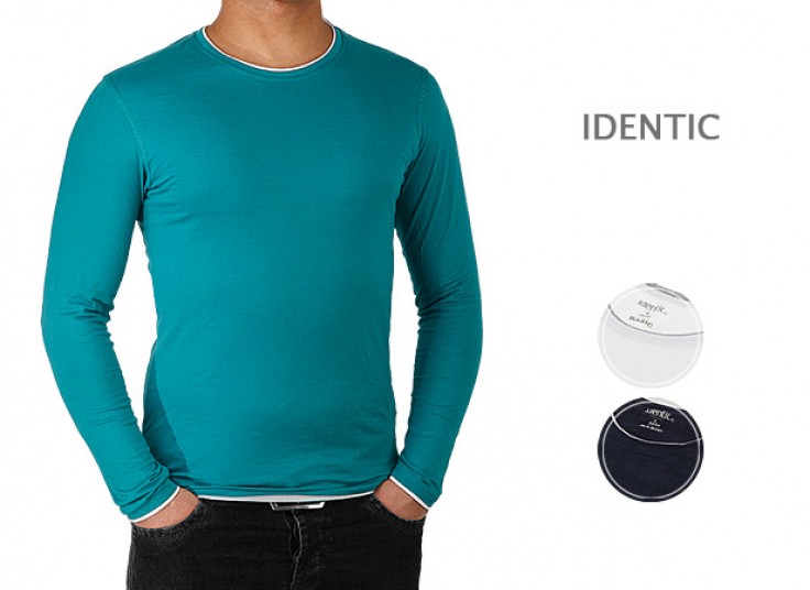 تیشرت یقه گرد identic