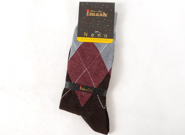 جوراب ساقدار مردانه imash طرح اسکاچ