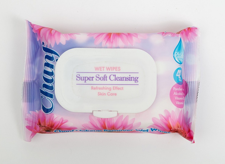 دستمال مرطوب پاک کننده آرایش Chanf