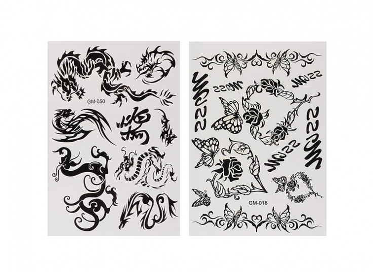 برچسب تاتو موقت JE